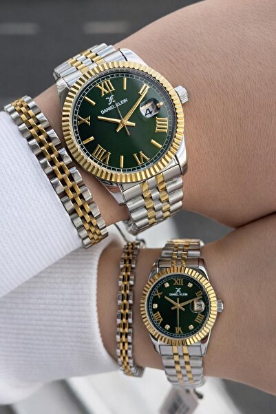 Daniel Klein Çift Sevgili Saati Çelik Bileklik Çelik Kordon 3 Atm Suya Dayanı...