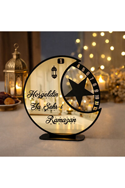 Limly Tasarım Ramazan aksesuarı , gün sayacı , hilal ramazan aksesuarı