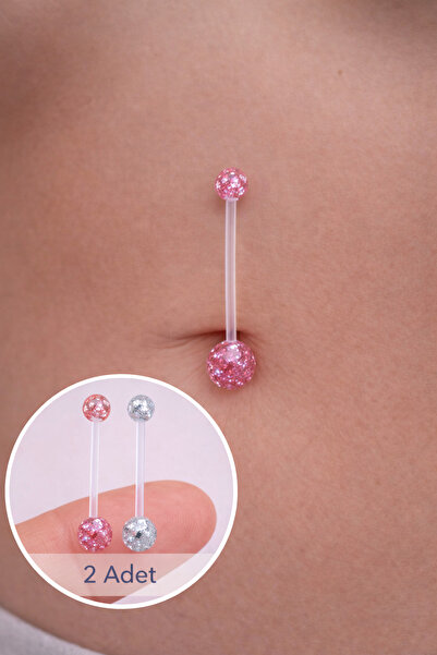 Sacce Scarves&Accessories Hamilelik İçin Bioplast Göbek Piercing Seti – 2'li ...