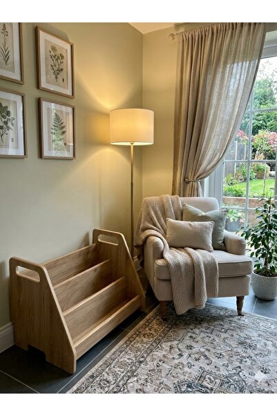 akçehome Montessori 3 Raflı MDF Çok Kullanışlı Kitaplık