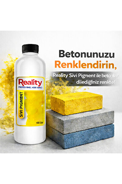 REALİTY YAPI Sıvı Pigment. Taştozu, Beton Tozu, Gri Harc, Beyaz Harc , Alçı, ...