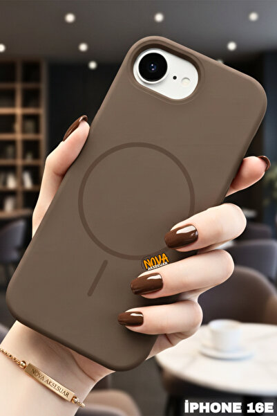 cepmoda iPhonE "16E" Kılıf - içi Kadife MAGSAFE Soft Premium Lansman JULLY Ka...