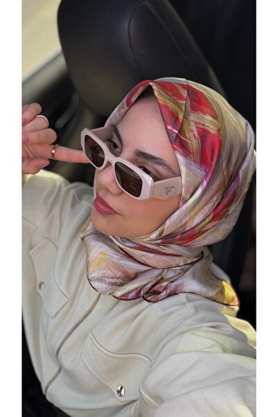 LA BOUTIQUE وشاح حرير تويل للموسم الجديد 2525-05