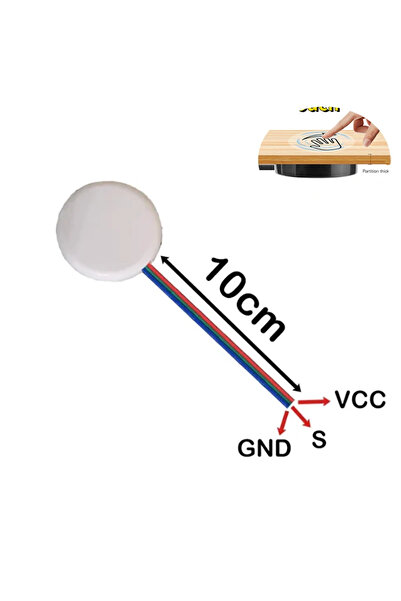 Choice وحدة مفتاح لمس سعوي F47-A بيضاء اللون بثلاثة أسلاك عادية، تعمل بجهد 12...