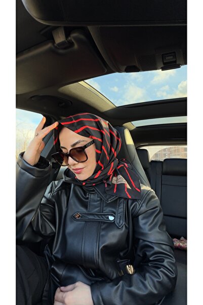 LA BOUTIQUE وشاح حرير تويل للموسم الجديد 2513-02