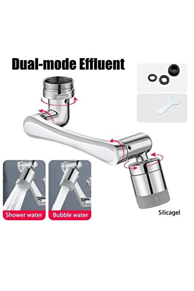 Choice وصلة تمديد صنبور حوض المطبخ قابلة للدوران 1080 درجة، مصنوعة من البلاست...