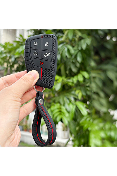 Choice 5BT redline set Key Fob Cover For Chevy Silverado 1500 Suburban Tahoe ...