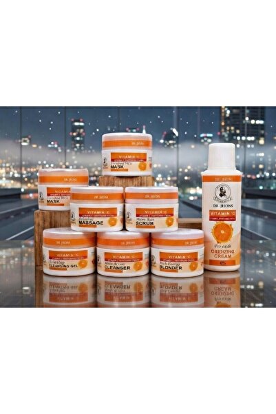 DR. JHONS مجموعة فيتامين سي للوجه (عبوة)