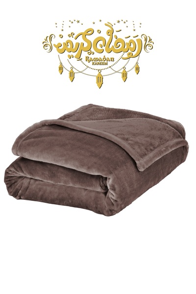 Master Home Textile بطانية مخملية خفيفة الوزن، 350 جرامًا للمتر المربع، مقاس ...