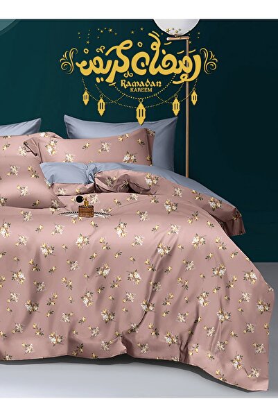 Master Home Textile طقم لحاف مخملي مطبوع، 4 قطع مفردة، ناعم ودافئ، يناسب سرير...