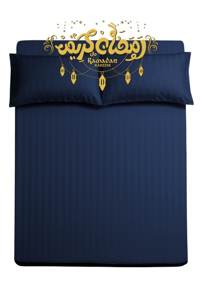 Master Home Textile طقم ملاءات كينج من الألياف الدقيقة، مقاس كينج، 3 قطع، تصم...