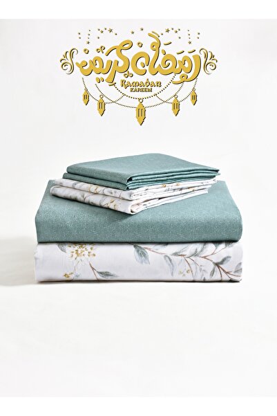 Master Home Textile Cotton Floral Duvet Cover Set, 200TC, King Size 6 Pcs, Zi...