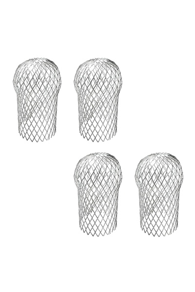 Choice 4 قطع أو 2/4/6 قطع من شبكة فلتر المزاريب المصنوعة من الألومنيوم، لحماي...