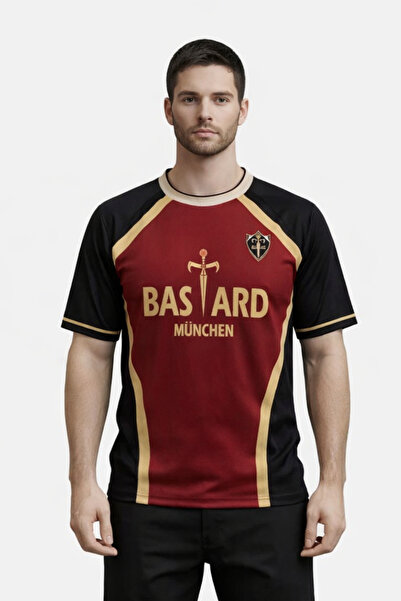 Freak Tshirt Tricou sport unisex Blue Lock Anime Bastard Munich roșu-negru tr...