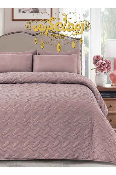 Master Home Textile طقم أغطية سرير من الألياف الدقيقة يناسب سريرًا مزدوجًا مق...