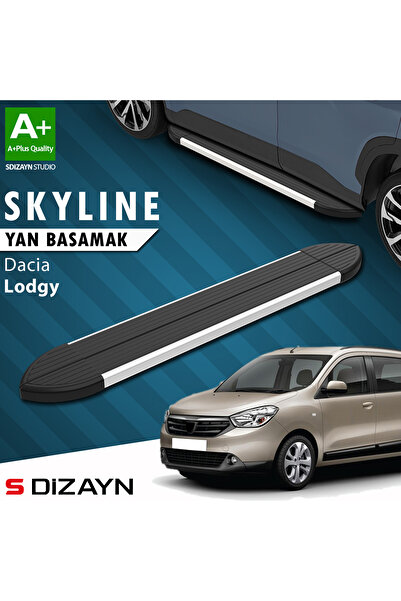 S Dizayn Dacia Lodgy Skyline Aluminyum Yan Basamak 203 Cm 2012 Üzeri A+ Kalit...