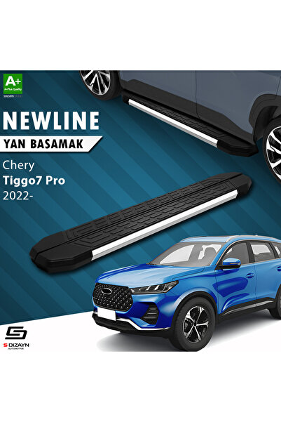 S Dizayn Chery Tiggo7 Pro NewLine Krom Yan Basamak 183 Cm 2022 Üzeri A+ Kalit...