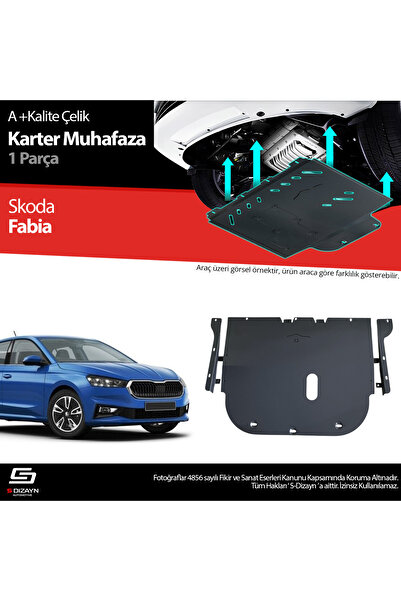 S Dizayn S-Dizayn Suzuki Swift Çelik Karter Muhafaza Koruma 2018 Üzeri A+ Kal...