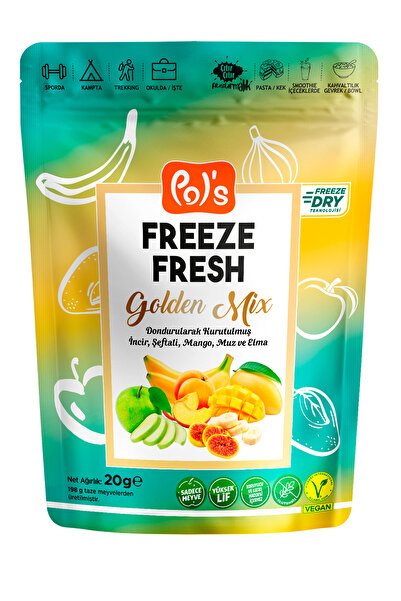 Pol's Freeze Fresh Dondurularak Kurutulmuş Golden Mix 20 gr