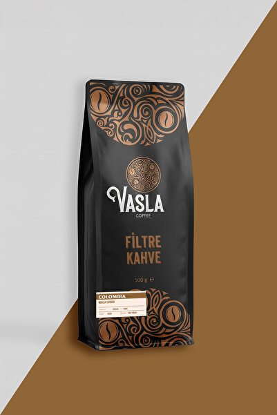 VASLA COFFEE كولومبيا سوبريمو / قهوة مطحونة مفلترة / 500 جرام