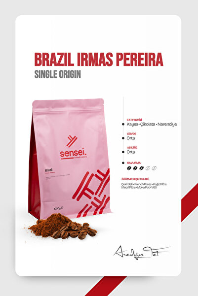 Sensei Coffee&Roastery Brazil Irmas Pereira Single Origin Kahve (Çekirdek) | ...
