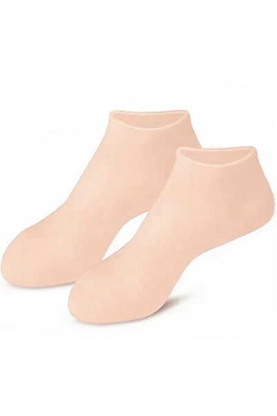 Choice قناع سيليكون برتقالي عالمي لإصلاح القدمين وترطيبهما، قناع سبا للقدمين ...