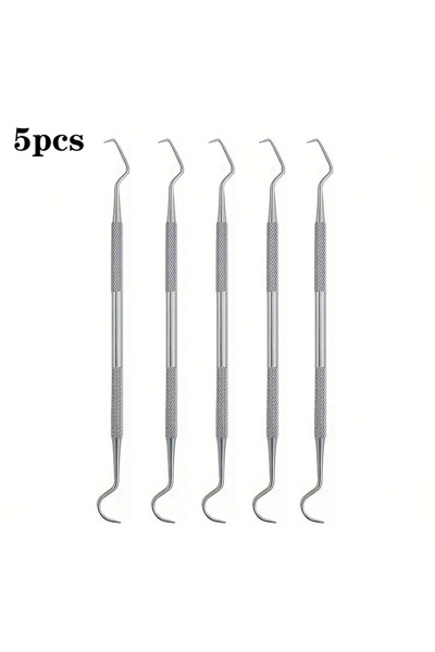 Choice 5 قطع 1/3/5/10 قطع مسبار أسنان مزدوج الخطاف، أداة طبيب أسنان من الفولا...
