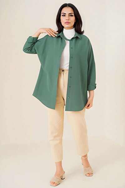 Hiccup BDART Комфортна риза с копчета от поплин