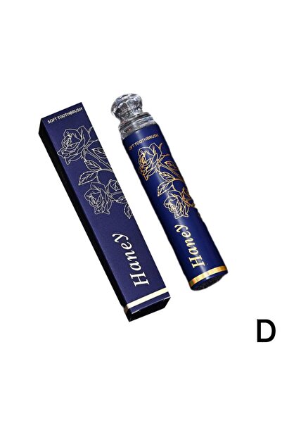 Choice blue Luxury Lipstick Style Soft Hair Folding Toothbrush Portable Trave...