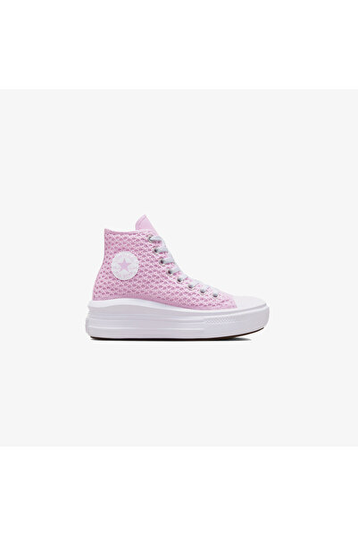 Converse Chuck Taylor All Star Move Çocuk Pembe Platform Sneaker