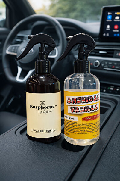 oto kokucum American Vanilla ,Bosphorus Oda ve Oto Kokusu 2 li set 2x250 ml