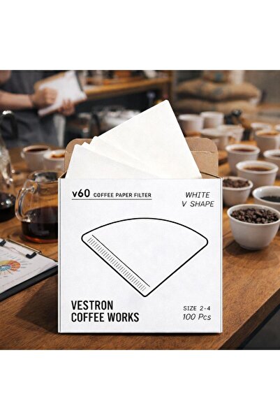 VESTRON V60 Filtre Kağıdı 100 Adet Vcw