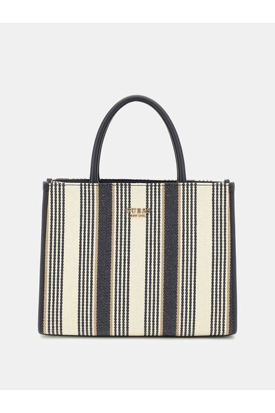 Guess حقيبة يد نيكوليت المخططة