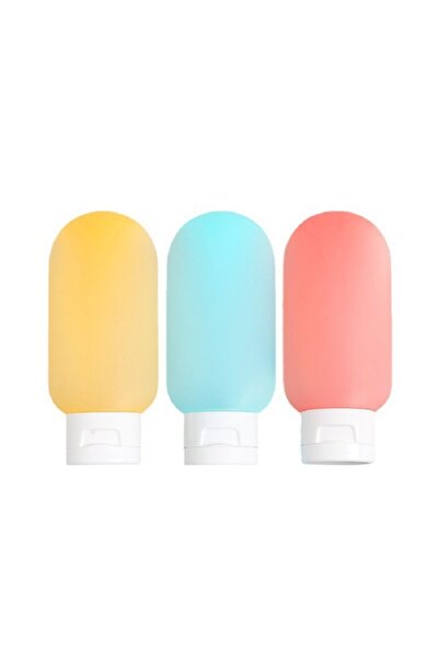 Choice A 3PCS Travel Dispenser Bottle Shampoo Shower Gel Press Type Large Cap...