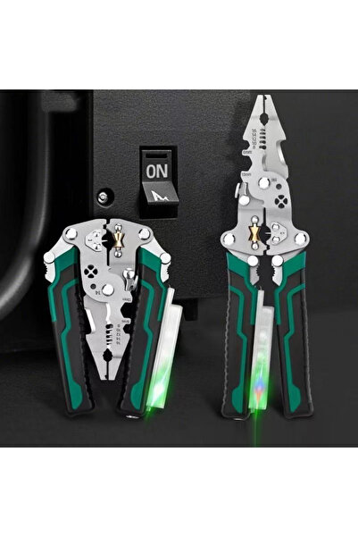 Choice أداة تعرية أسلاك قابلة للطي 8 في 1 و13 في 1، كماشة تعرية أسلاك كهربائي...