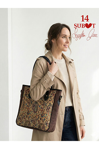 STAMBOUL Authentic Shawl Patterned Women's Shoulder and Shoulder Bag - a Gift...