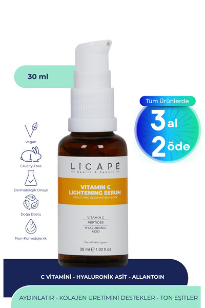 Licape C Vitaminli Aydınlatıcı Serum 30 ml