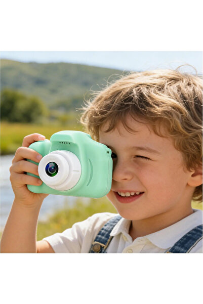 Choice3 كاميرا رقمية صغيرة للأطفال، خضراء وجميلة، لالتقاط الصور والفيديوهات. ...