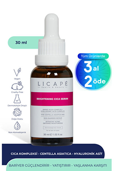 Licape %76 Centella Asiatica Aydınlatıcı Cica Serum 30ml