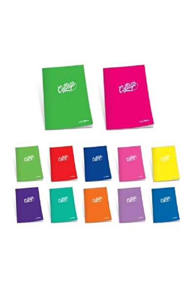 ÇINAR DEFTER دفتر ملاحظات بغلاف بلاستيكي للكلية، مقاس A5، 40 ورقة، مسطر، عبوة...