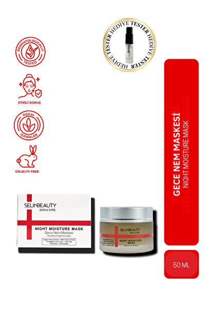 SELİNBEAUTY Skin & Care Night Moisture Mask Gece Nem Maskesi