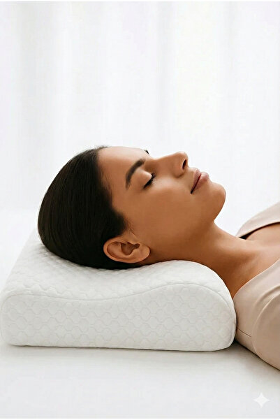 Miabella Home Pernă ortopedică Pernă pentru gât Pernă pentru aplatizarea gâtu...