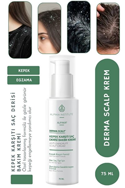 Alpinia Institute Derma Scalp Kepek Karşıtı Saç Derisi Bakım Kremi
