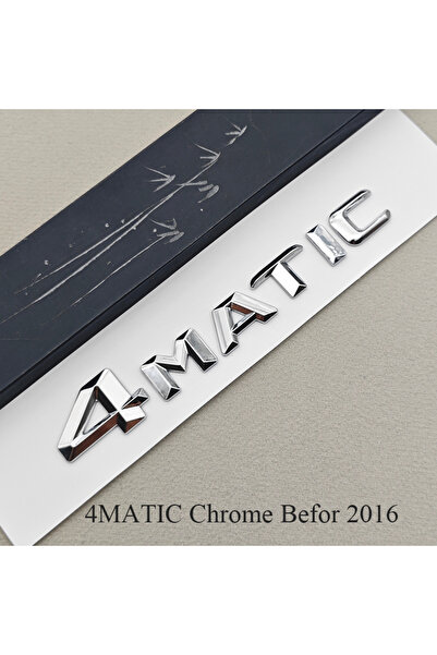 Choice حروف سيارة كروم ثلاثية الأبعاد من مادة ABS مطلية بالكروم، تحمل شعار 4M...