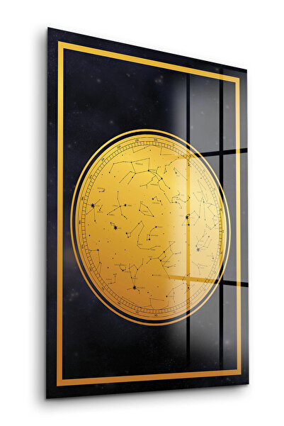 Decovetro Hartă astelelor din sticlă pentru zodiacul