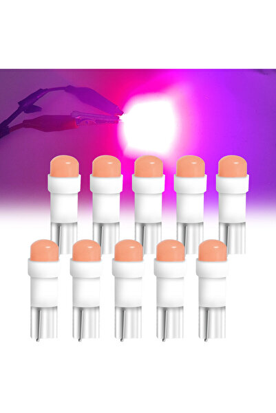 Choice ١٠ مصابيح LED وردية اللون من نوع T5 بقوة ١٫٢ واط و٣ واط، تُستخدم كإضاء...