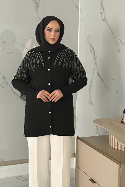 MODARTE Estetik Taş Detaylı Hırka