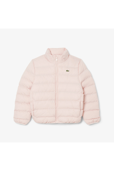 Lacoste جاكيت منفوخ من التافتا الماسي بغطاء رأس - BJ1041-00-ADY