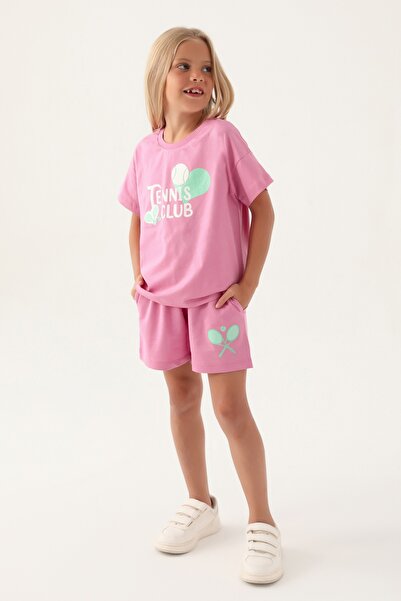 ROLY POLY 3380 Комплект къси панталони с къс ръкав от памук за момичета