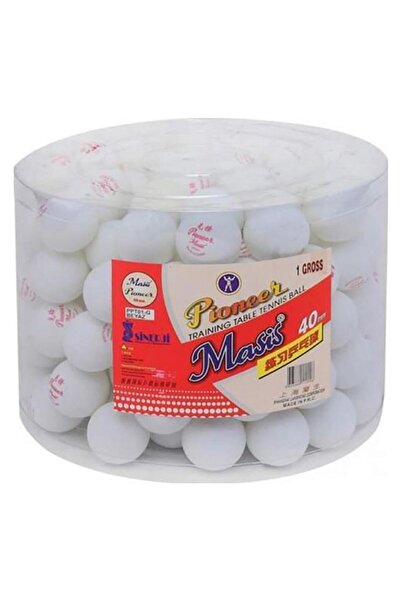 Sinerji كرة بينبول بيضاء من ماسيس - علبة بلاستيكية من البولي فينيل كلوريد تحت...